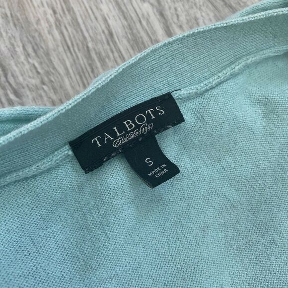 Light blue Cardigan by TALBOTS (Cotton Blend) - Picture 3 of 7